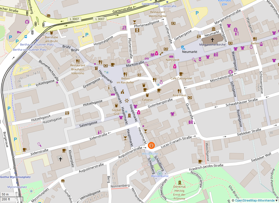Mehrgenerationenhaus, Hauptmarkt 17, 99867 Gotha (c) OpenStreetMap