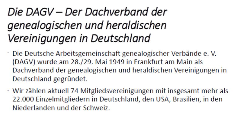 DAGV - der Dachverband