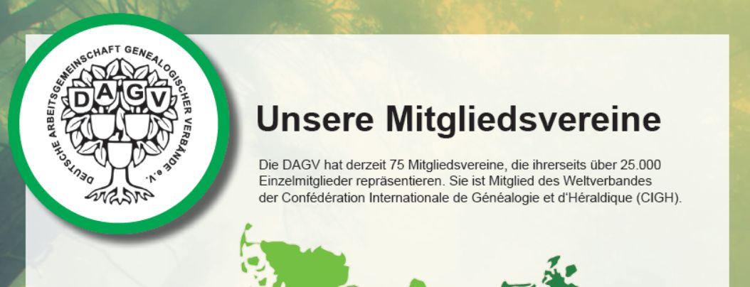 Die Mitgliedsvereine der DAGV