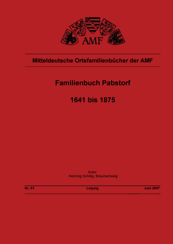 Titelblatt OFB Pabstorf